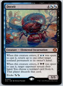 Deceit - Lorwyn Eclipsed - MtG- NM - Image 1