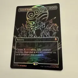 United Front FOIL Borderless 331 Avatar TLA MTG Mythic Unplayed Mint Sorcery NM - Image 2