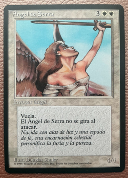 Angel de Serra . Serra Angel in spanish MTG Magic the gathering - Image 1