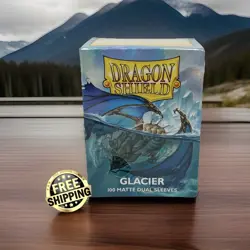 Dragon Shield 100 Matte Dual Sleeves Glacier Deck Protectors ATM15031 New - Image 1