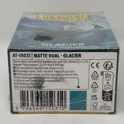 Dragon Shield 100 Matte Dual Sleeves Glacier Deck Protectors ATM15031 New - Image 5