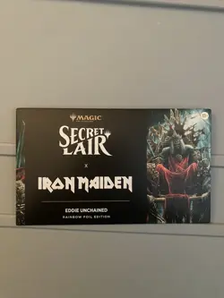 IRON MAIDEN EDDIE UNCHAINED MTG MAGIC THE GATHERING SECRET LAIR SEALED FOIL PACK - Image 2