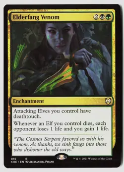 Commander: Kaldheim #15 Elderfang Venom - Image 1