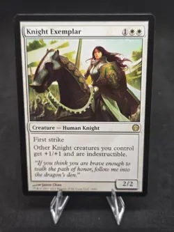 Knight Exemplar x1 - Duel Decks: Knights vs. Dragons 14/81 LP (MTG) - Image 1