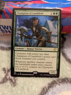 Champion of Lambholt Commander:Lp Innistrad: Midnight Hunt Regular 11726 - Image 1