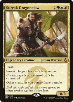 Surrak Dragonclaw Khans of Tarkir NM MTG - Image 1