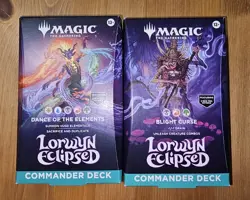 Magic the Gathering Lorwyn Eclipsed Commander Deck Set (2 decks) - Image 1