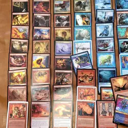 Whole COMMANDER Magic Deck MTG - Balmor BURN SPELLSLINGER Direct Damage FUN - Image 3