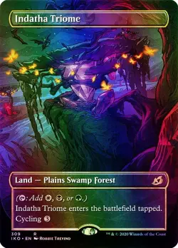 Indatha Triome (Showcase) Ikoria: Lair of Behemoths NM Foil - Image 1