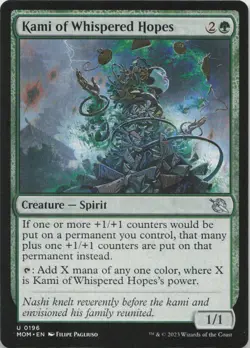 Kami of Whispered Hopes U March of the Machine 196 - LP MTG - Image 1