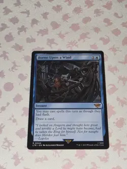 Borne Upon a Wind NM Eng MTG - LOTR: Tales of Middle Earth Regular - Image 1