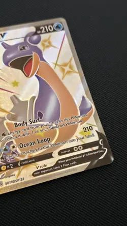 Lapras V Shining Fates: Shiny Vault #SV110/SV122 Pokemon Shiny Holo Rare - Image 4