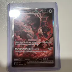 Pokemon TCG Bloodmoon Ursaluna EX Prismatic Evolutions Card 168/131 NM Condition - Image 1