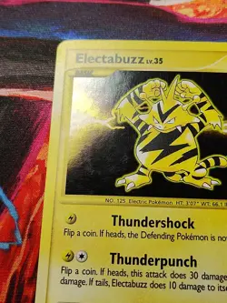 Electabuzz 128/127 Platinum Holo Pokemon Card Lp - - Image 2
