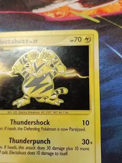 Electabuzz 128/127 Platinum Holo Pokemon Card Lp - - Image 3