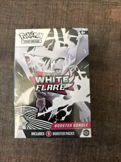 Pokemon TCG: Scarlet & Violet White Flare Booster Bundle 6 Packs Factory Sealed - Image 1