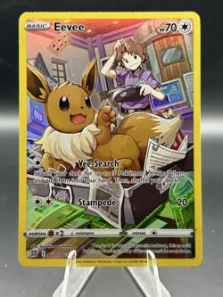 Full Art - Eevee Pokemon Sword & Shield Brilliant Stars Trainer Gallery #TG11 - Image 1
