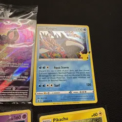 Pokemon Card Lot 6 Cards Swsh Promo SVP Sealed & Cosmos Holo Rayquaza - Image 4