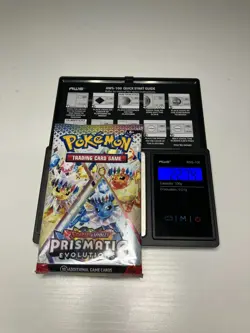 22.74g Prismatic Evolutions Pokemon Booster Pack New Sealed - Image 1