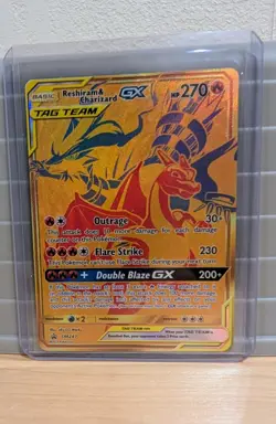 Reshiram & Charizard Gx SM247, Black Star Promo, Pokemon NM - Image 1
