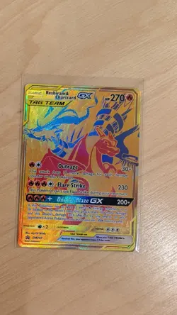 Reshiram & Charizard Gx SM247, Black Star Promo, Pokemon NM - Image 2
