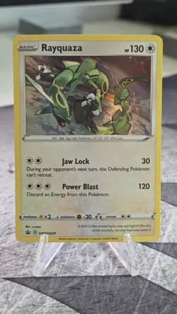 Pokemon TCG Rayquaza SWSH029 Cosmo Holo Promo - Nm - Image 1