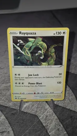 Pokemon TCG Rayquaza SWSH029 Cosmo Holo Promo - Nm - Image 4