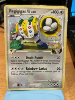 Pokemon TCG Regigigas FB (9/147) - Holofoil - Supreme Victors - DMG - Image 1