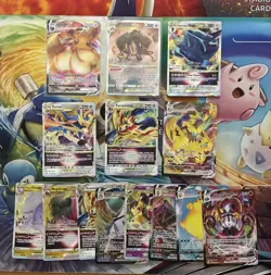Pokemon Card Lot Full Art Alt Art Fire Pikachu Eevee Zacian - Image 1