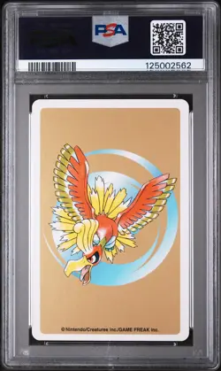 2000 POKEMON GOLD VERSION PLAYING CARDS ACE OF CLUBS #152 CHIKORITA PSA 10 - Image 2