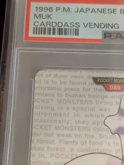 Cleanest PSA 4 you will ever See Muk 089 Bandai 1996 Pokemon Carddass Japanese - Image 2