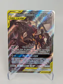 Pokemon - Umbreon & Darkrai GX SM241 Sm Holo Near Mint (NM) - Image 3