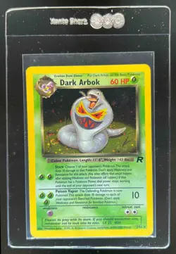 2000 Pokemon Team Rocket Dark Arbok Holo #2/82 - Image 1
