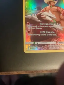 Excadrill (Secret) 246/236 Secret Rare Holo SM - Cosmic Eclipse LP Pokemon - Image 3