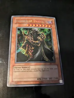 YU-GI-OH INVADER OF DARKNESS IOC-111 SECRET RARE UNLIM LP/LP+ - Image 1