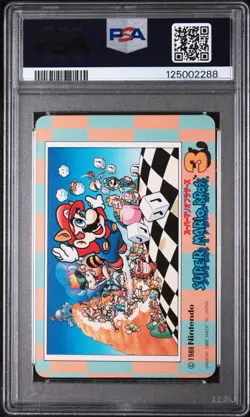 1989 CARDDASS SUPER MARIO BROS. 3 #37 WENDY O. KOOPA PSA 10 - Image 2