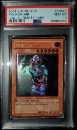 Yugioh 2004 Mind On Air SOD-EN027 Ultimate Rare PSA 10 - Image 1