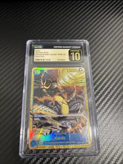 One Piece CCG English Kaido OP05-118 Alt Art Secret Rare Card CGC Pristine 10 - Image 1