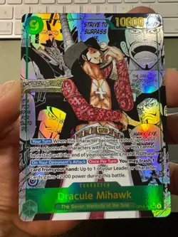 ONE PIECE-English Dracule Mihawk MANGA- OP14-119 OP14 EB04 The Azure Sea's Seven - Image 1