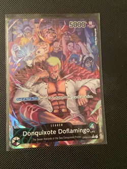 Donquixote Doflamingo Alt Art Kingdoms of Intrigue OP04-019 One Piece English NM - Image 1