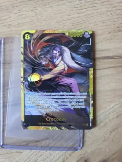 Crocodile OP14-120 SEC Secret Rare The Azure Sea's Seven One Piece. Pack Fresh - Image 1