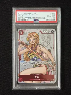 2022 One Piece Japanese 25th Anniversary Collection #016 Nami PSA 10 -IO35 - Image 1