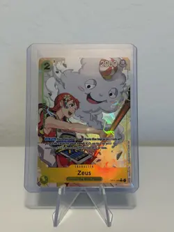 One Piece TCG Zeus Alt Art R OP11-106 A Fist of Divine Speed - Image 1