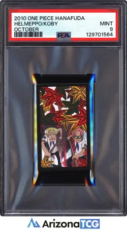 One Piece 2010 Helmeppo/Koby October One Piece Hanafuda PSA 9 - Image 1