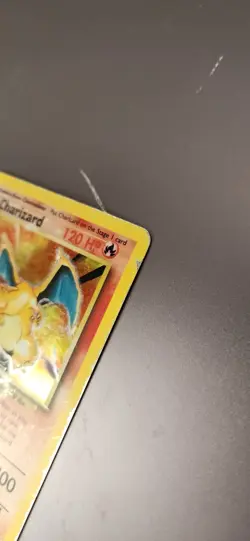Pokemon TCG Charizard Base Set Unlimited Holo Rare Card 4/102 HP/DMG - Image 4