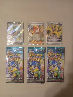 Pokemon card lot | 3 Korean Pack's and 3 Cards - Image 2