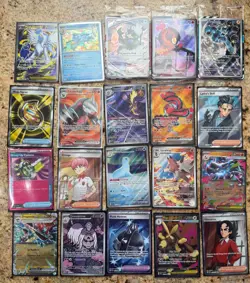 TCG Pokemon 40x Card Binder Lot Collection - Illustration Rare, FA's, Ex’s, More - Image 1