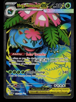 Pokemon Card - Mega Venusaur ex Mega Evolution 155/132 Ultra Rare - Image 1