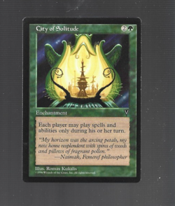MTG 1 CITY OF SOLITUDE Magic The Gathering Card Visions Set x1 LP - Image 1