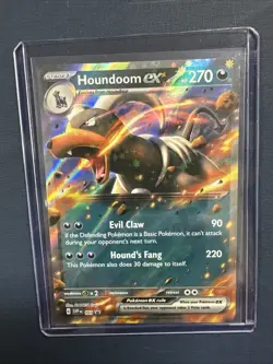 Pokemon TCG Houndoom EX 103 Scarlet & Violet Promo Holo Card - Image 1